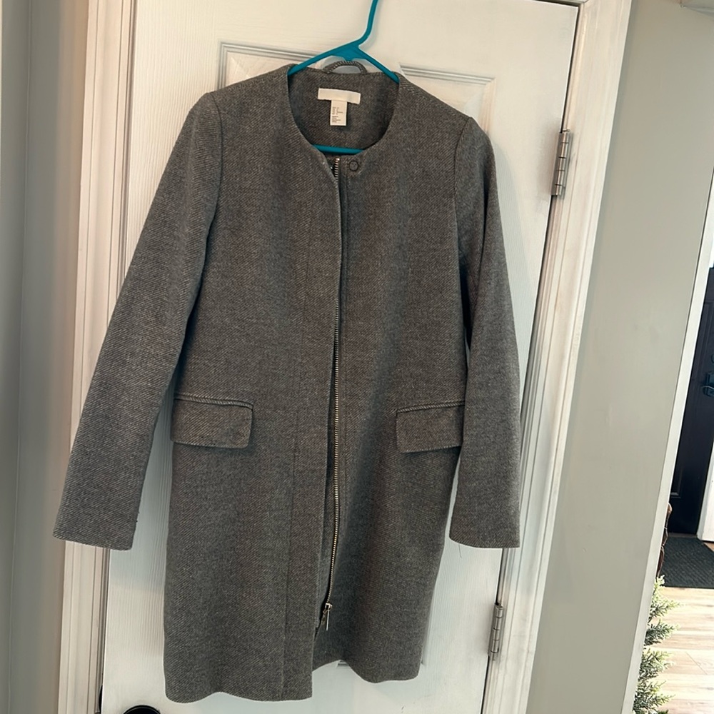 Gray Peacoat - image 1